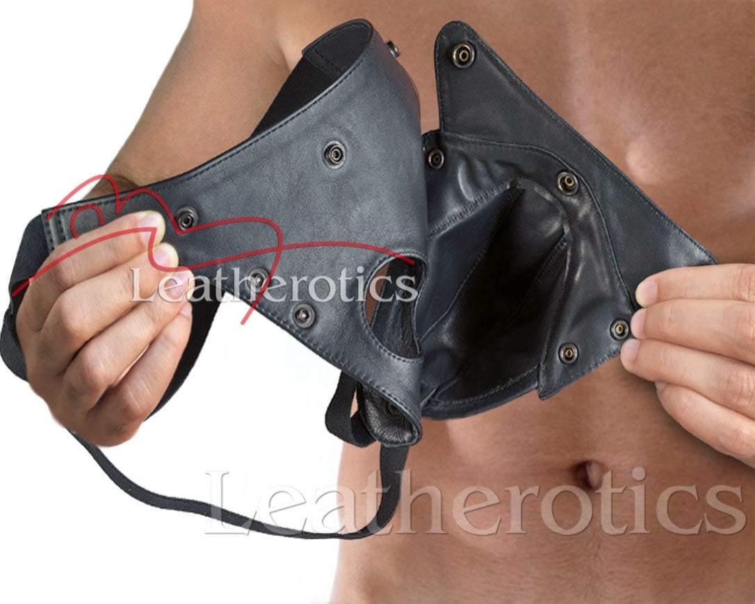 Men's Leather Jock 026