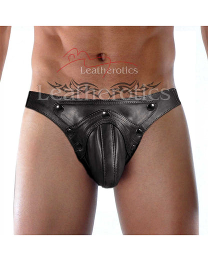 Men's Leather Jock 026