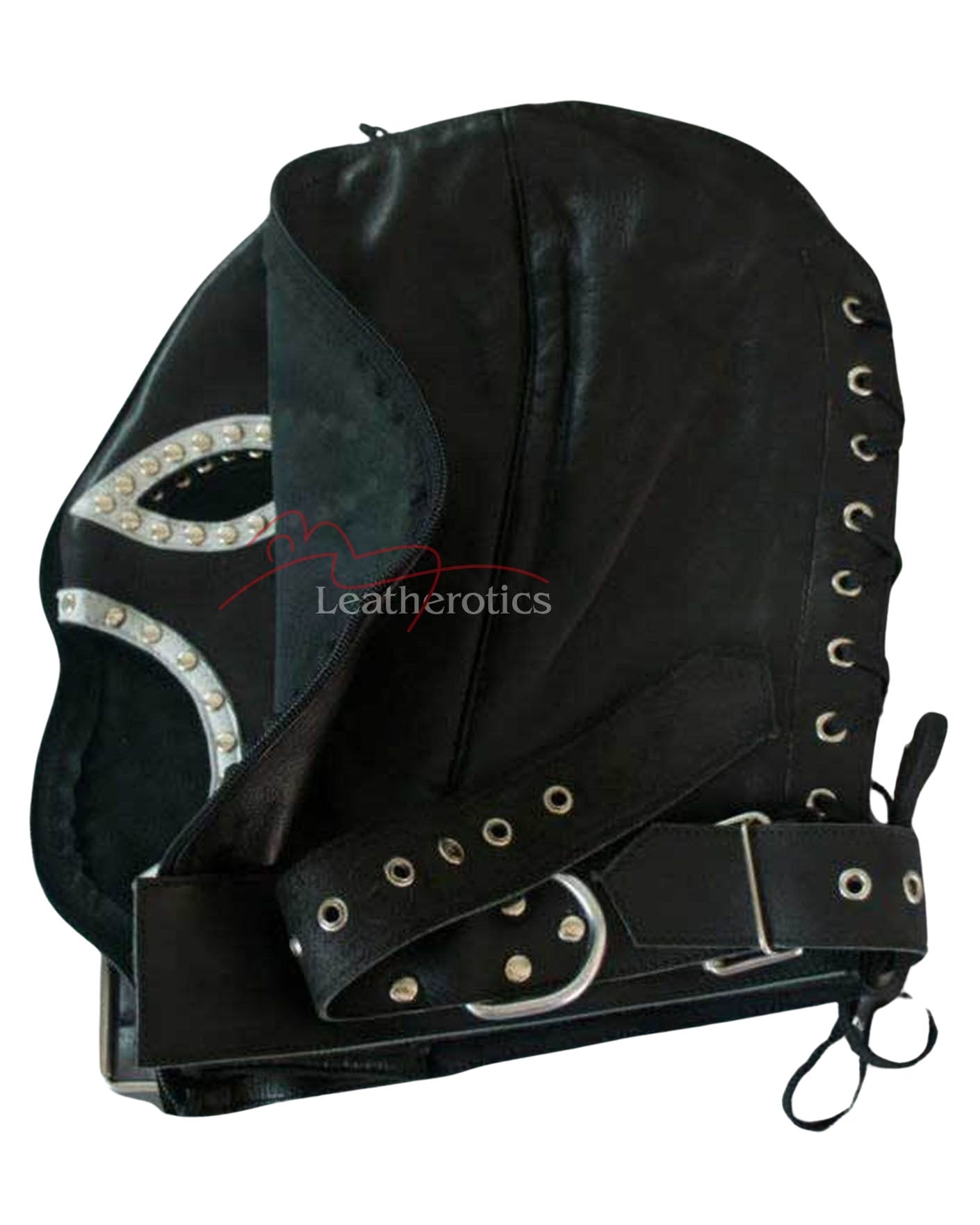 Leather Open Mouth Hood DB