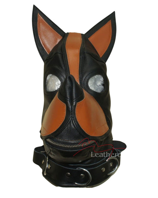 Leather Puppy Mask BDSM