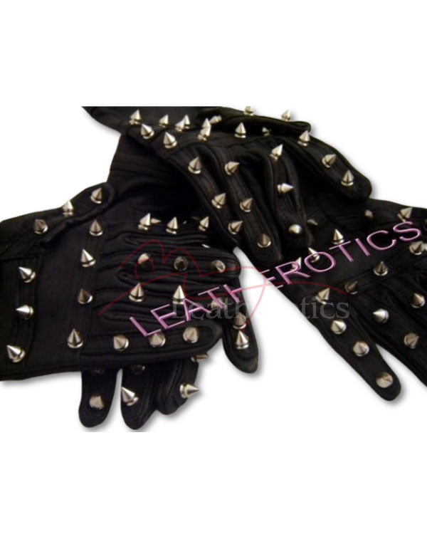 Steel Spike Wampire Hand Gloves