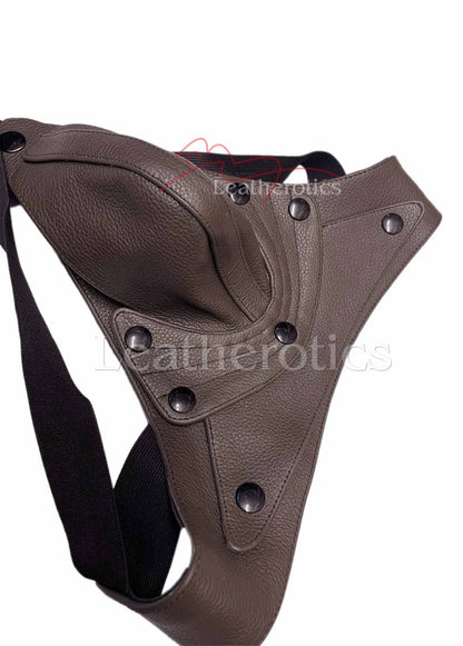 Men's Leather Jock Strap