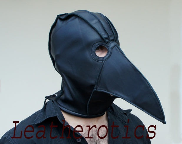 Plague Doctor Leather Mask