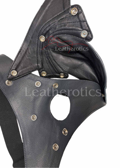 Men's Leather Jock Strap