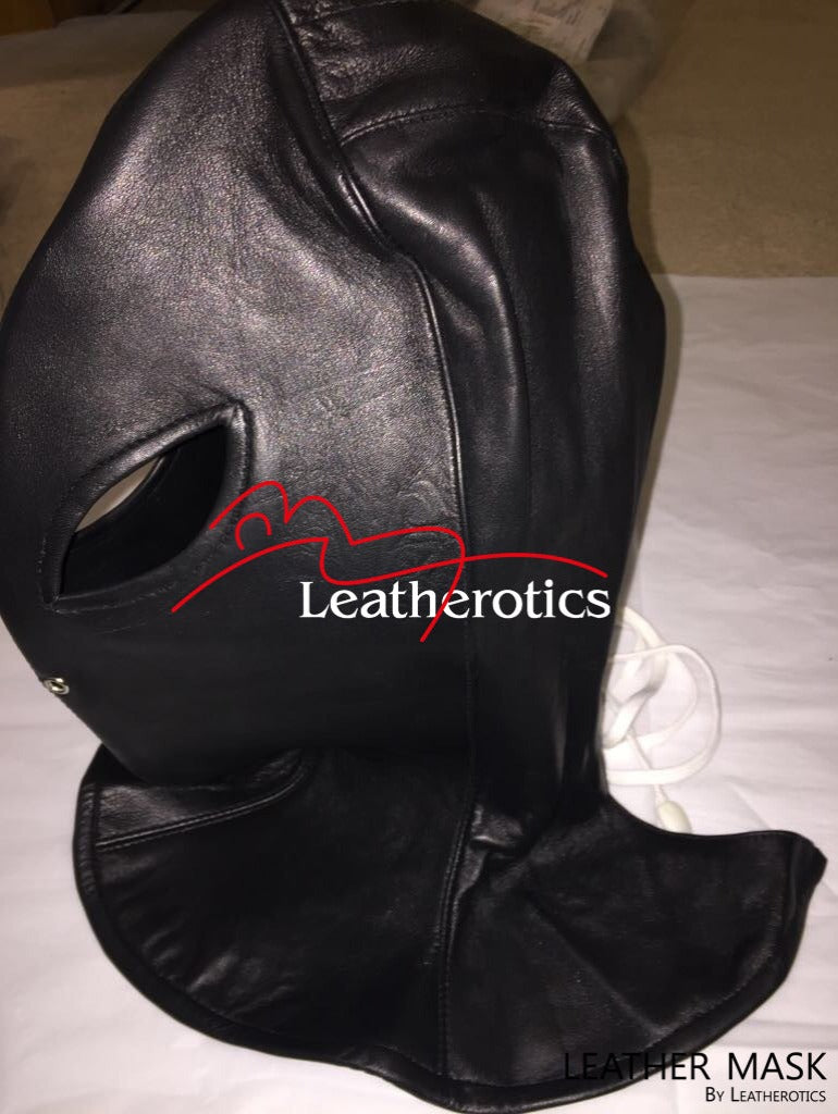 Leather Long Line Hood M1