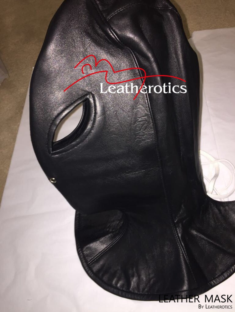 Leather Long Line Hood M1