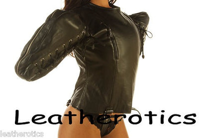 Leather Straitjacket Harness Lock