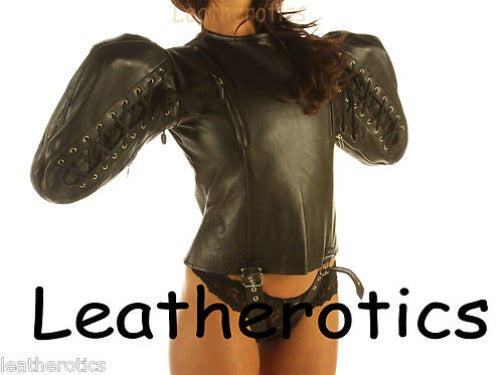 Leather Straitjacket Harness Lock