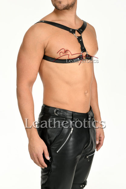 Men's Leather Harness Belt Hr1