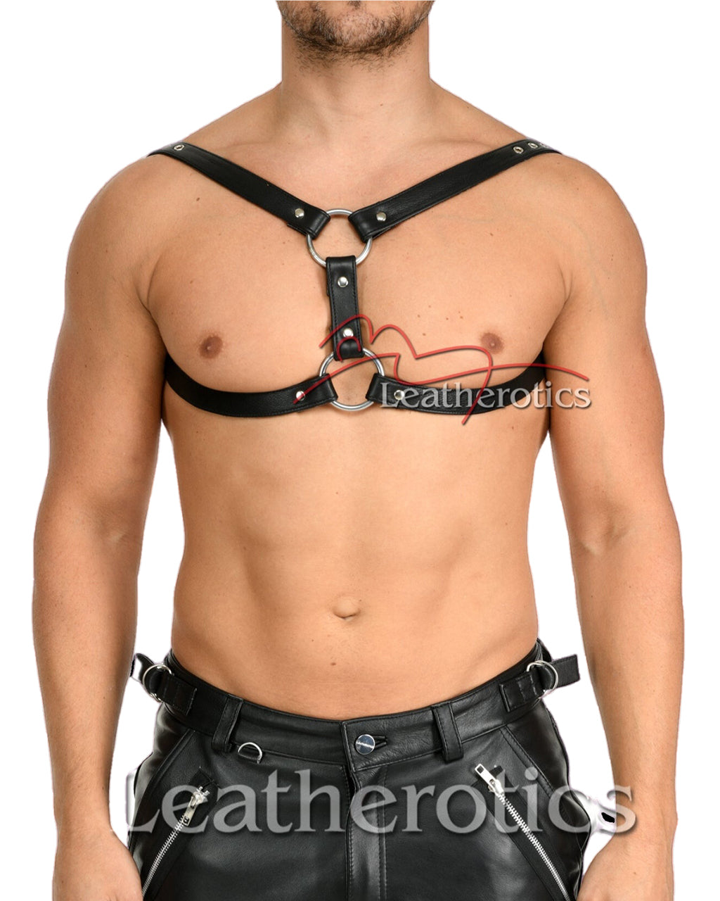 Men's Leather Harness Belt Hr1