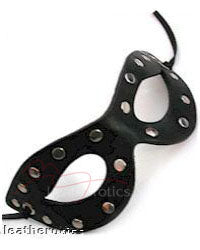 Real Leather Cat Eye Mask