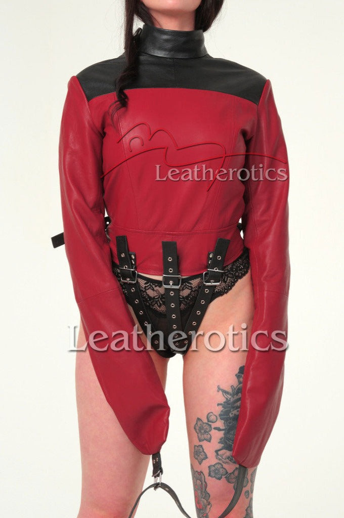 Leather BDSM Straitjacket