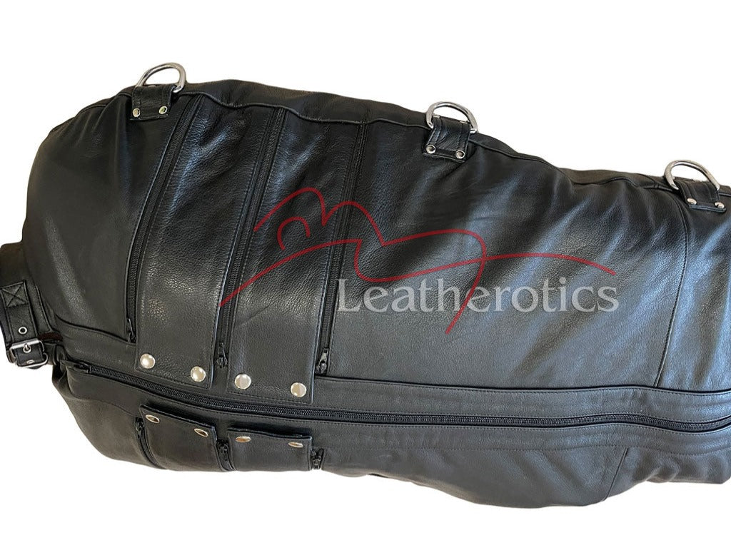 Leather Bondage Sack with Hood BG3