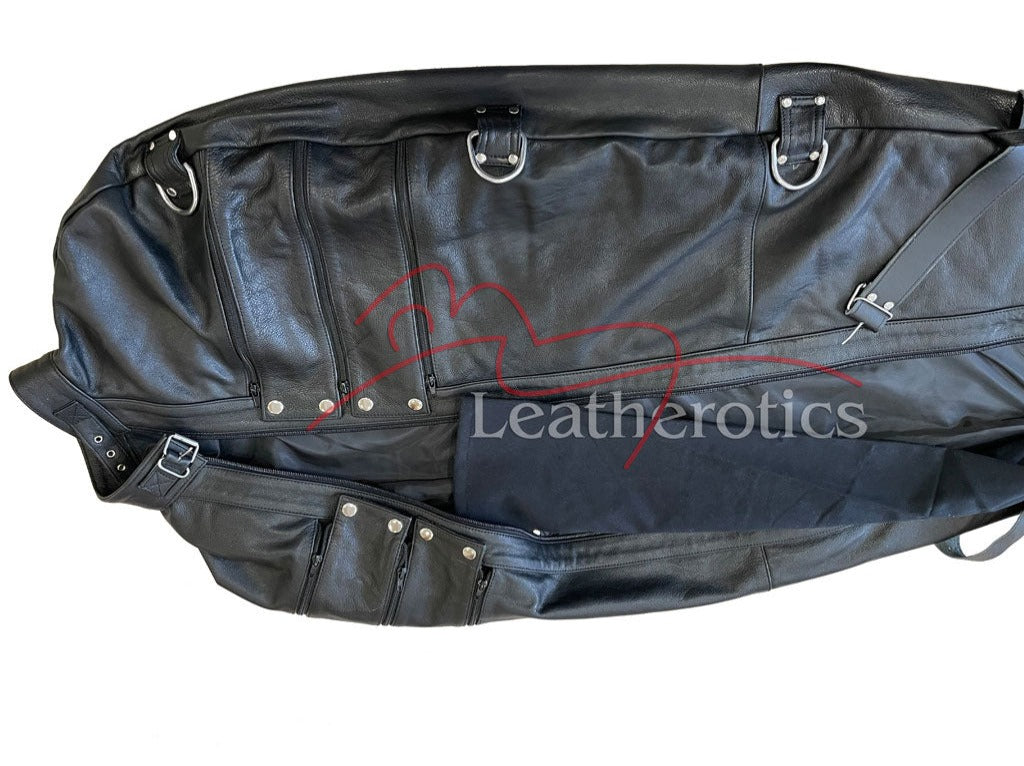 Leather Bondage Sack with Hood BG3