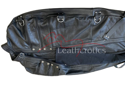 Leather Bondage Sack with Hood BG3