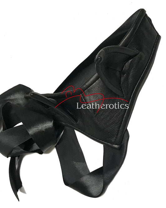 Leather Cat Ear Band