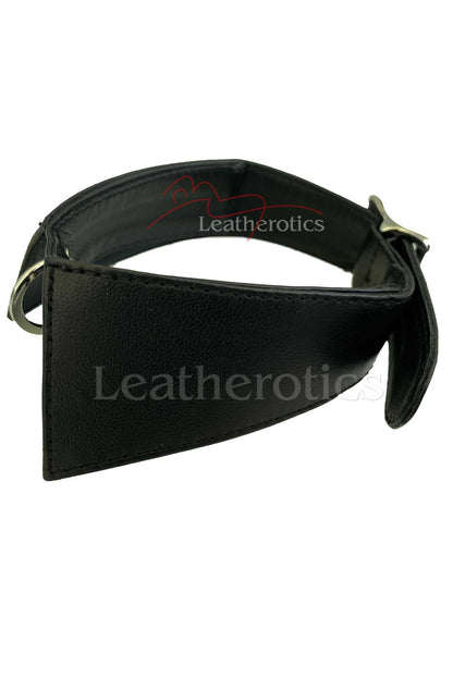 Leather Slave Collar with Buckle