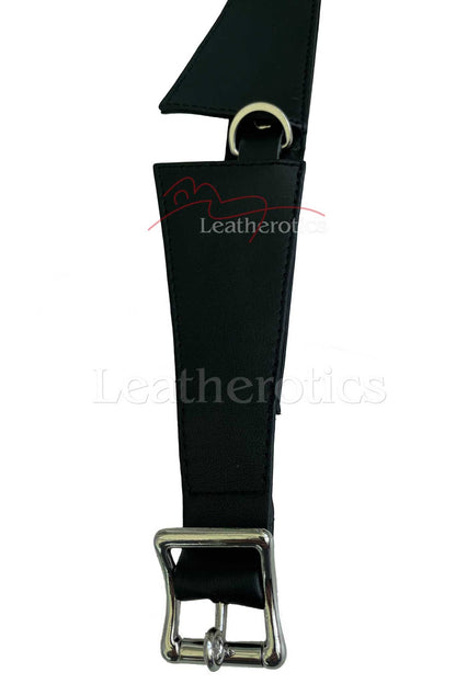 Leather Slave Collar with Buckle