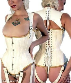 Bondage Leather Corset Made To Measure TV CDS 1274