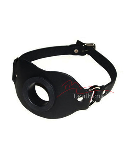 Leather Pipe Gag Heavy-Duty