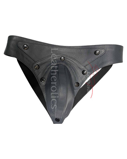 Men's Leather Jock Strap