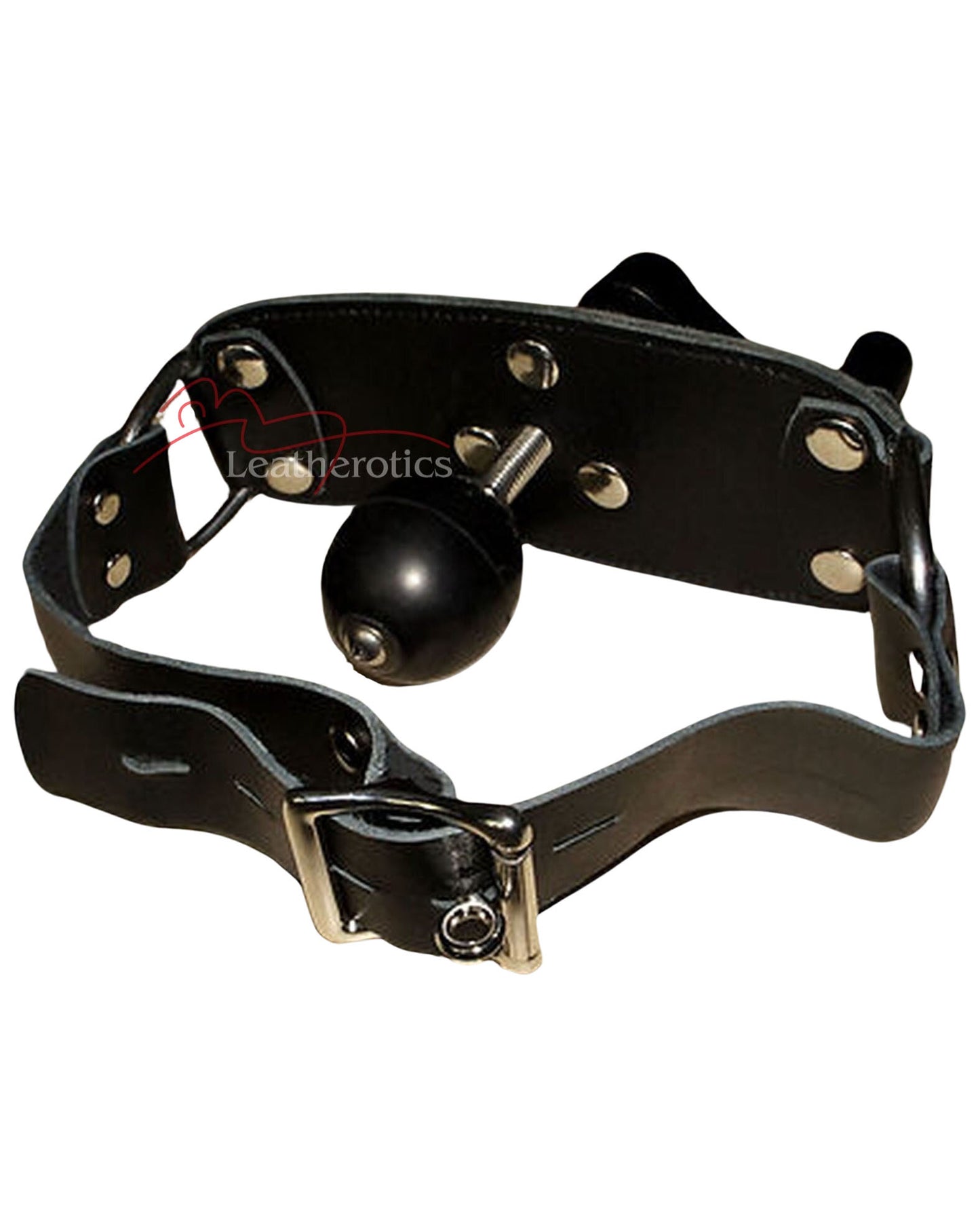 Lockable Leather Ball Gag