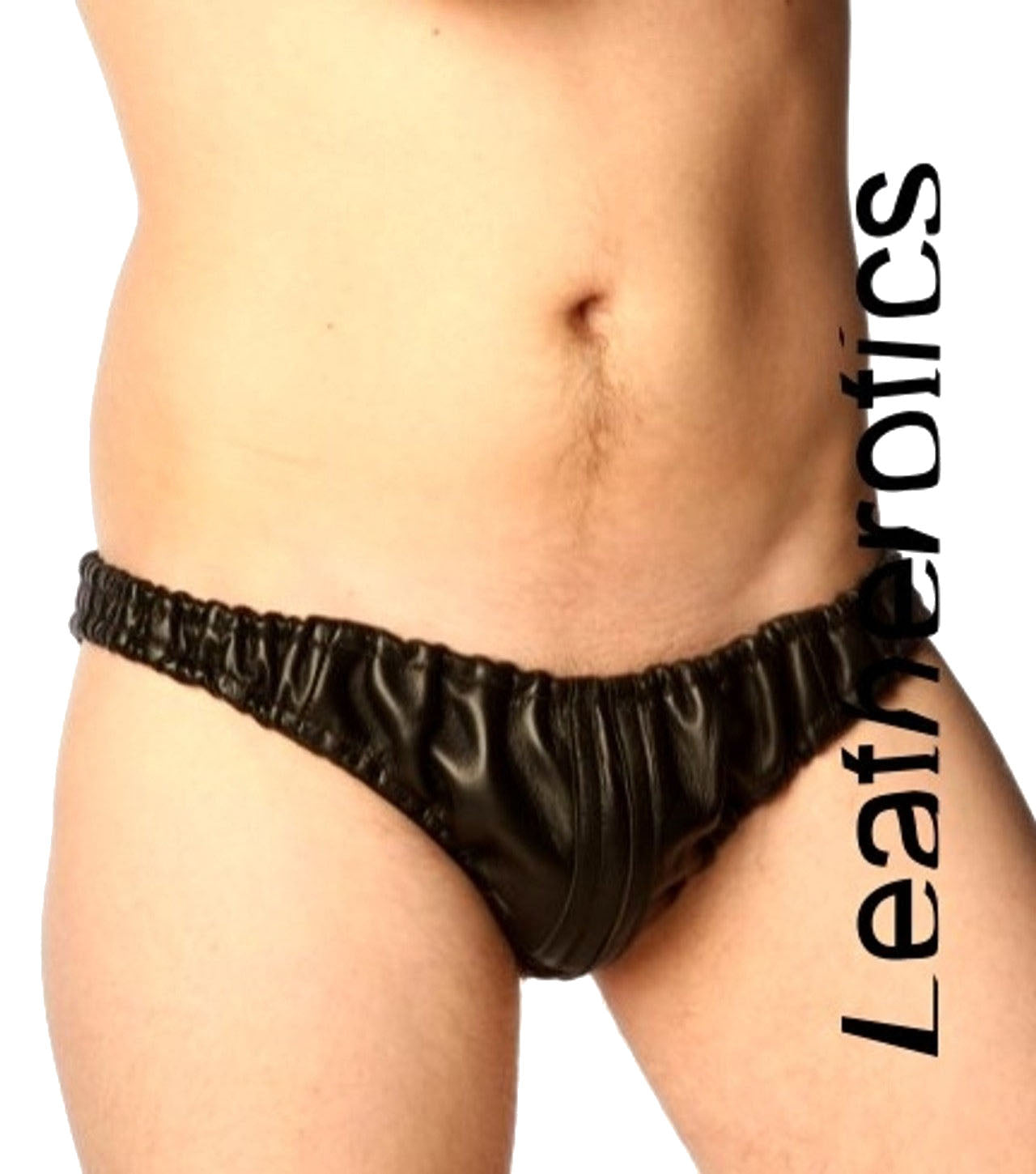 Men's Leather Brief Pants