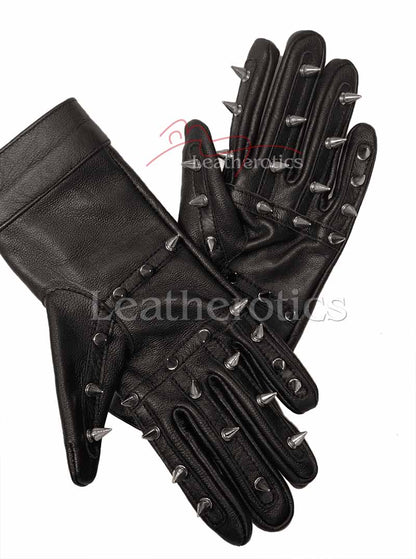 Steel Spike Wampire Hand Gloves