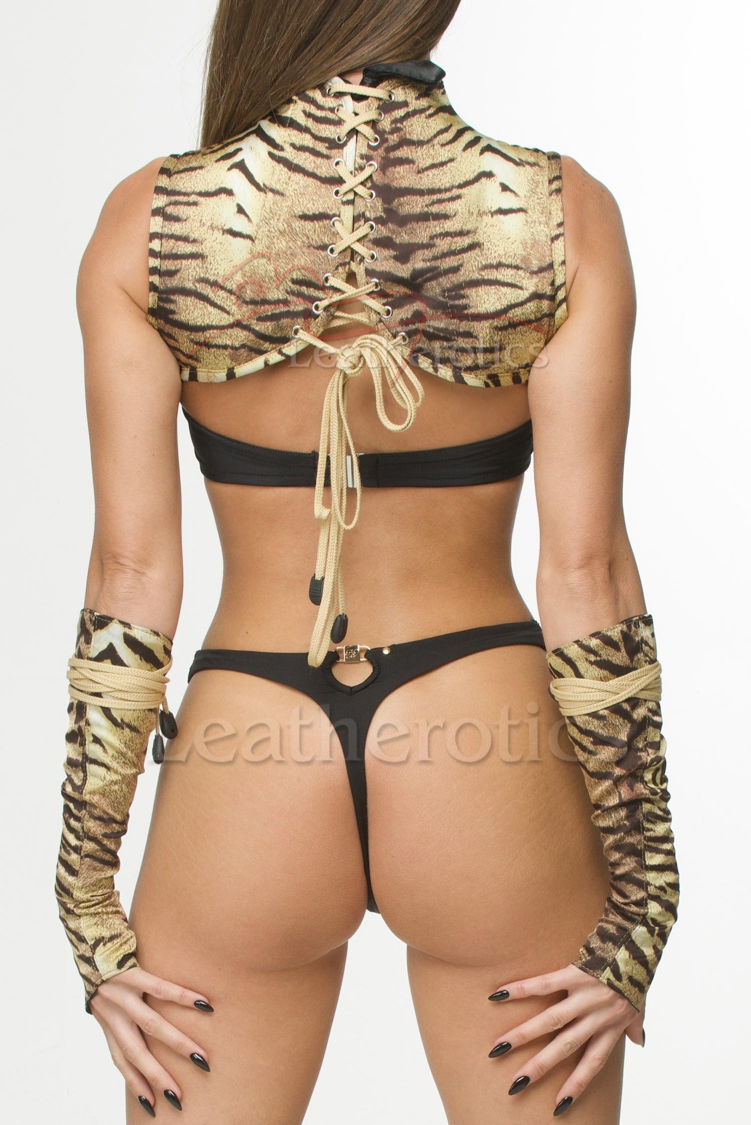 Shoulder Corset with Gauntlets Tiger Set