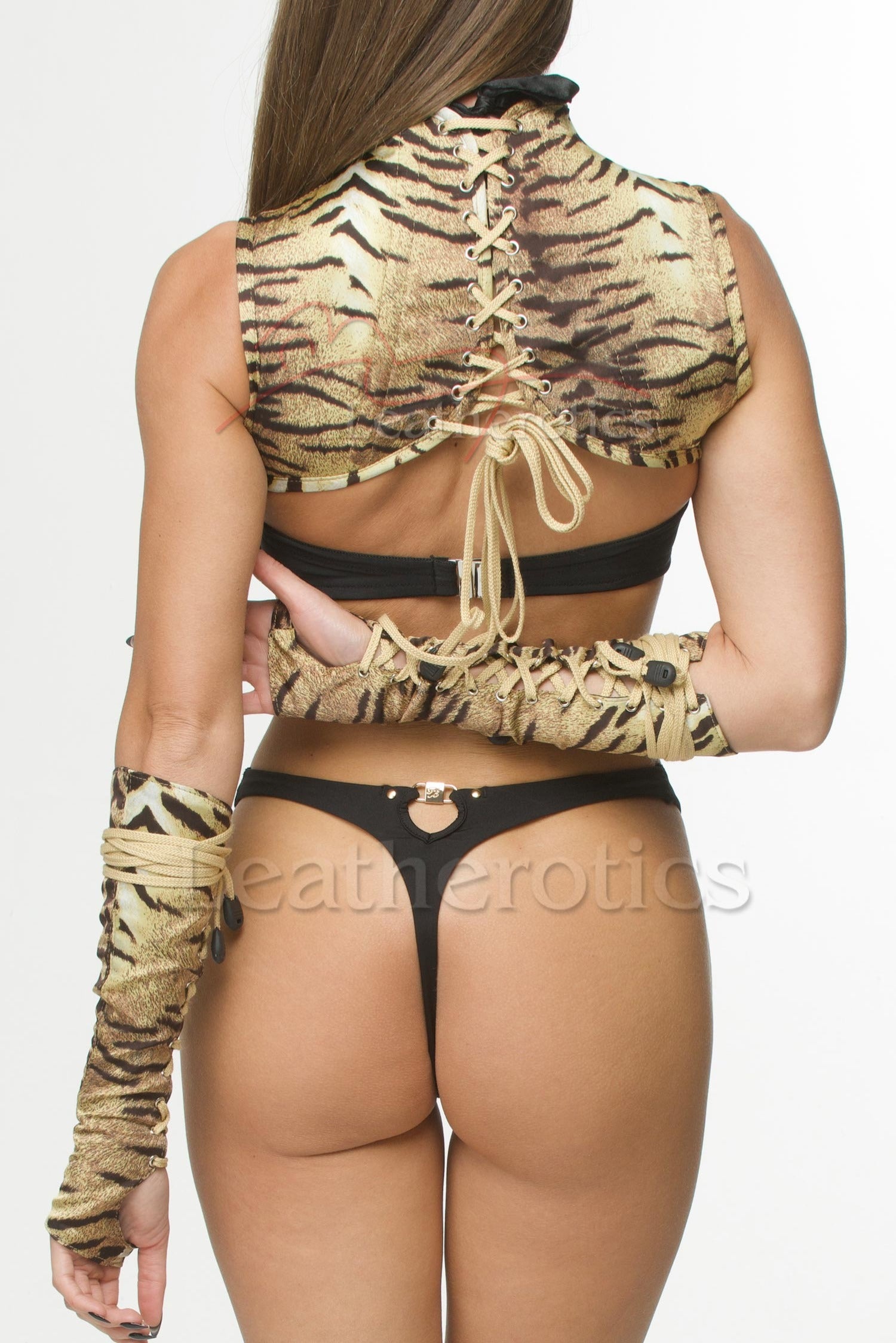 Shoulder Corset with Gauntlets Tiger Set