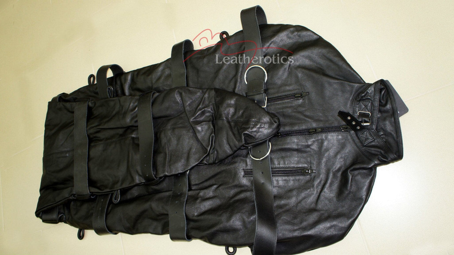 Strong Fitted Cowhide Full Grain Leather Body Bag