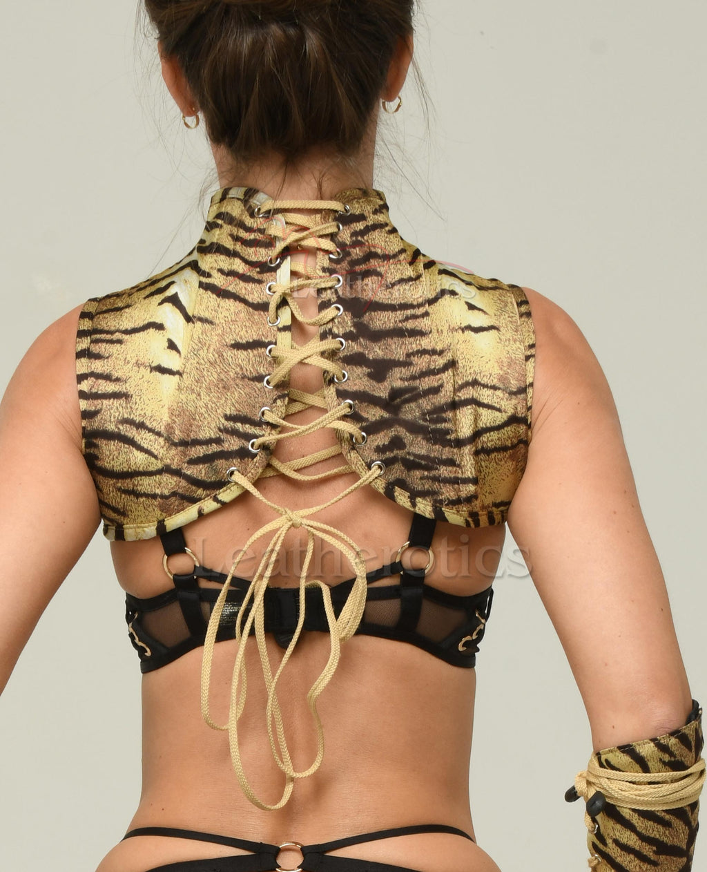 Tiger Shoulder Corset & Gauntlets