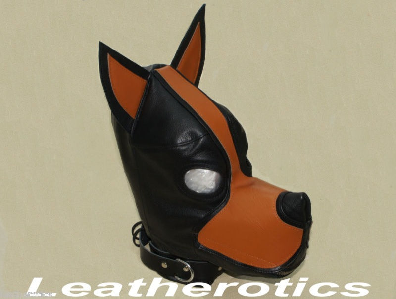 Leather Puppy Mask BDSM