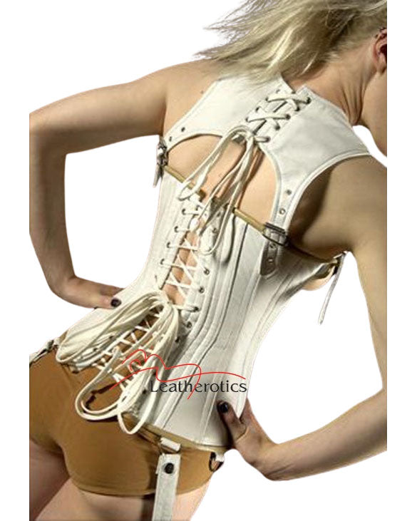 Bondage Leather Corset Made To Measure TV CDS 1274